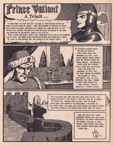 PRINCE VALIANT - A Tribute by Jim Pinkoski